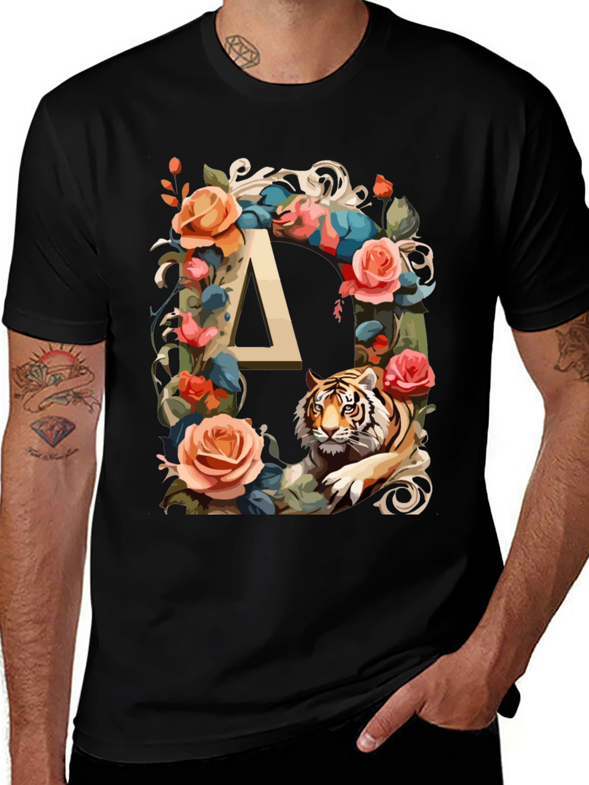 Floral Tiger Delta T-Shirt