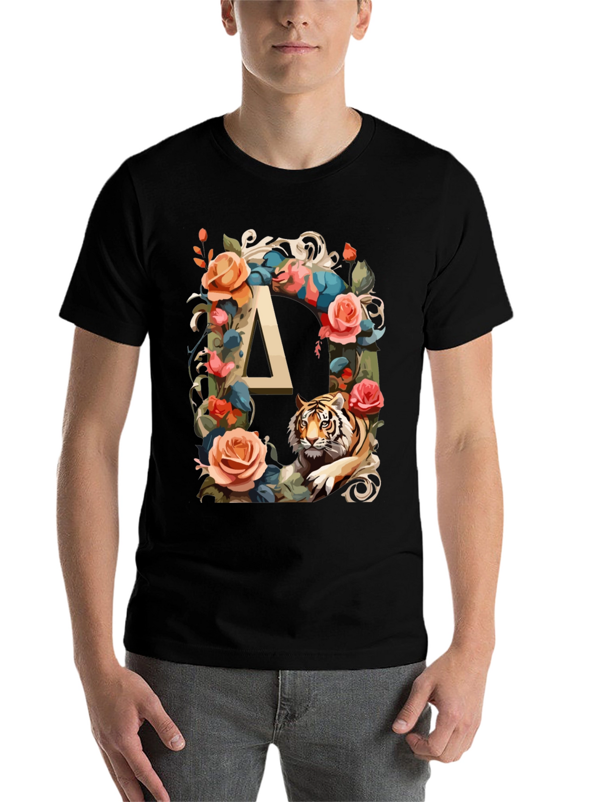 Floral Tiger Delta T-Shirt