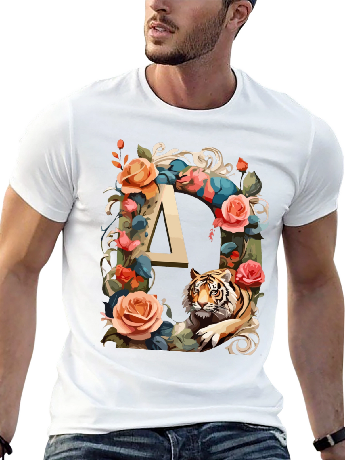 Floral Tiger Delta T-Shirt