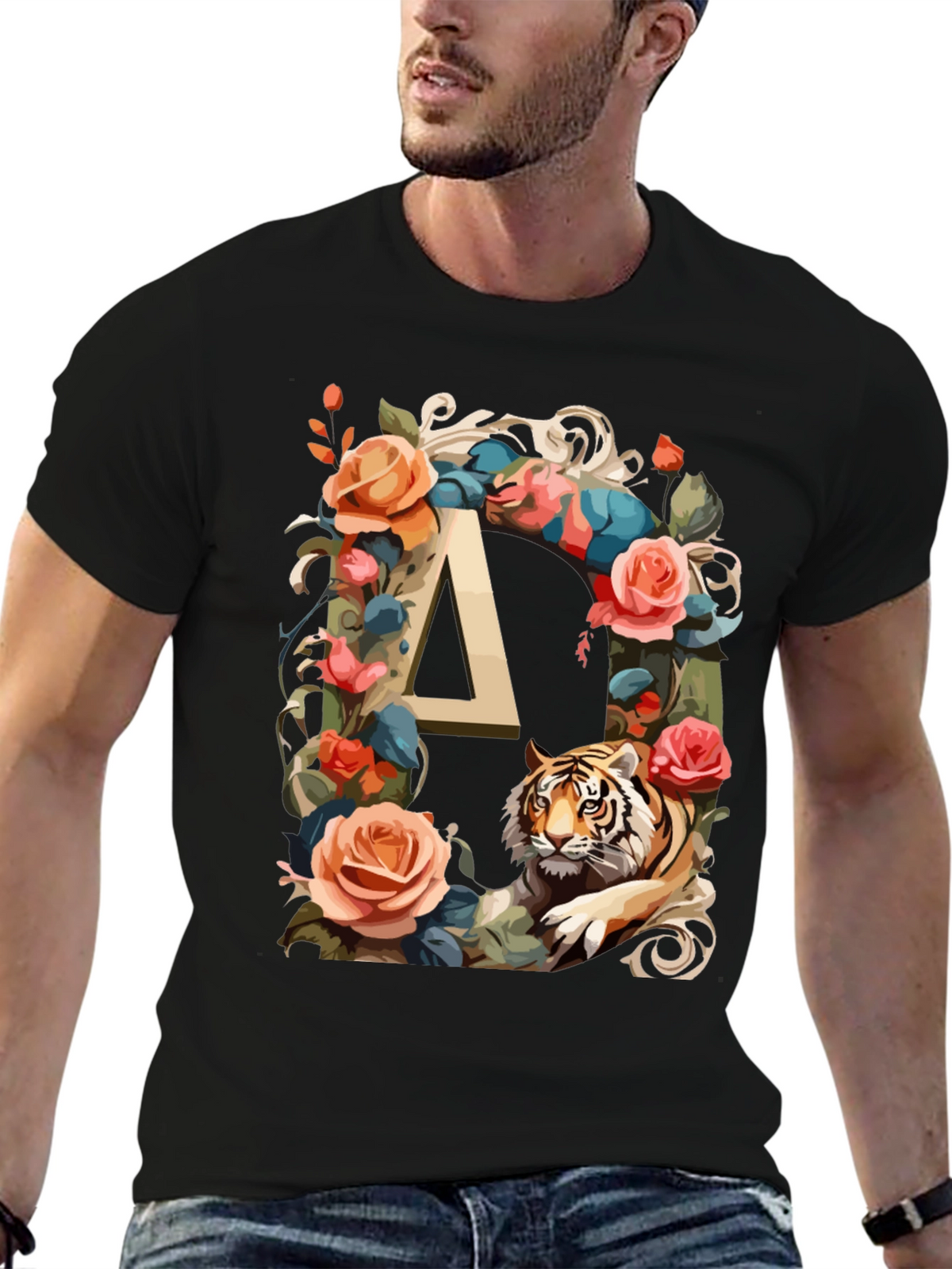 Floral Tiger Delta T-Shirt