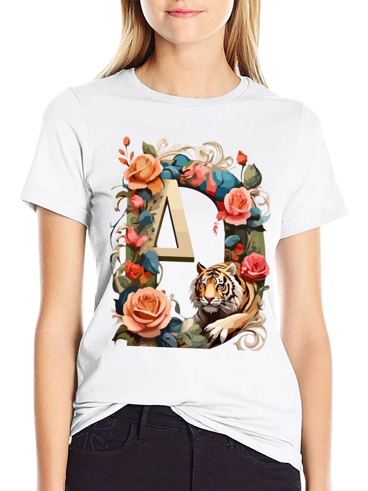 Floral Tiger Delta T-Shirt