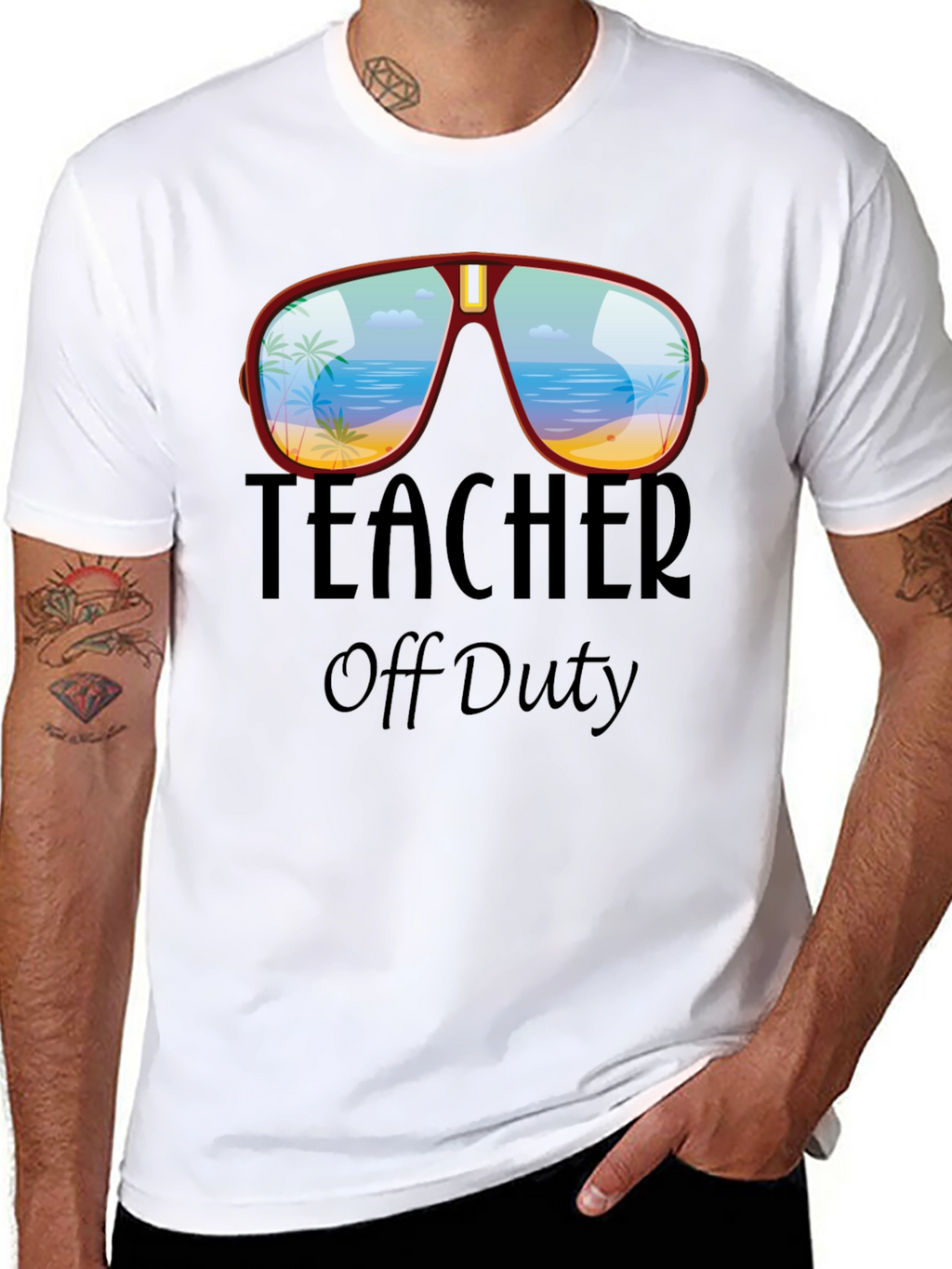 Teacher Off Duty Graphic Tee