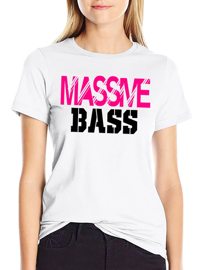 Massive Bass Graphic Tee - Black Cotton T-Shirt