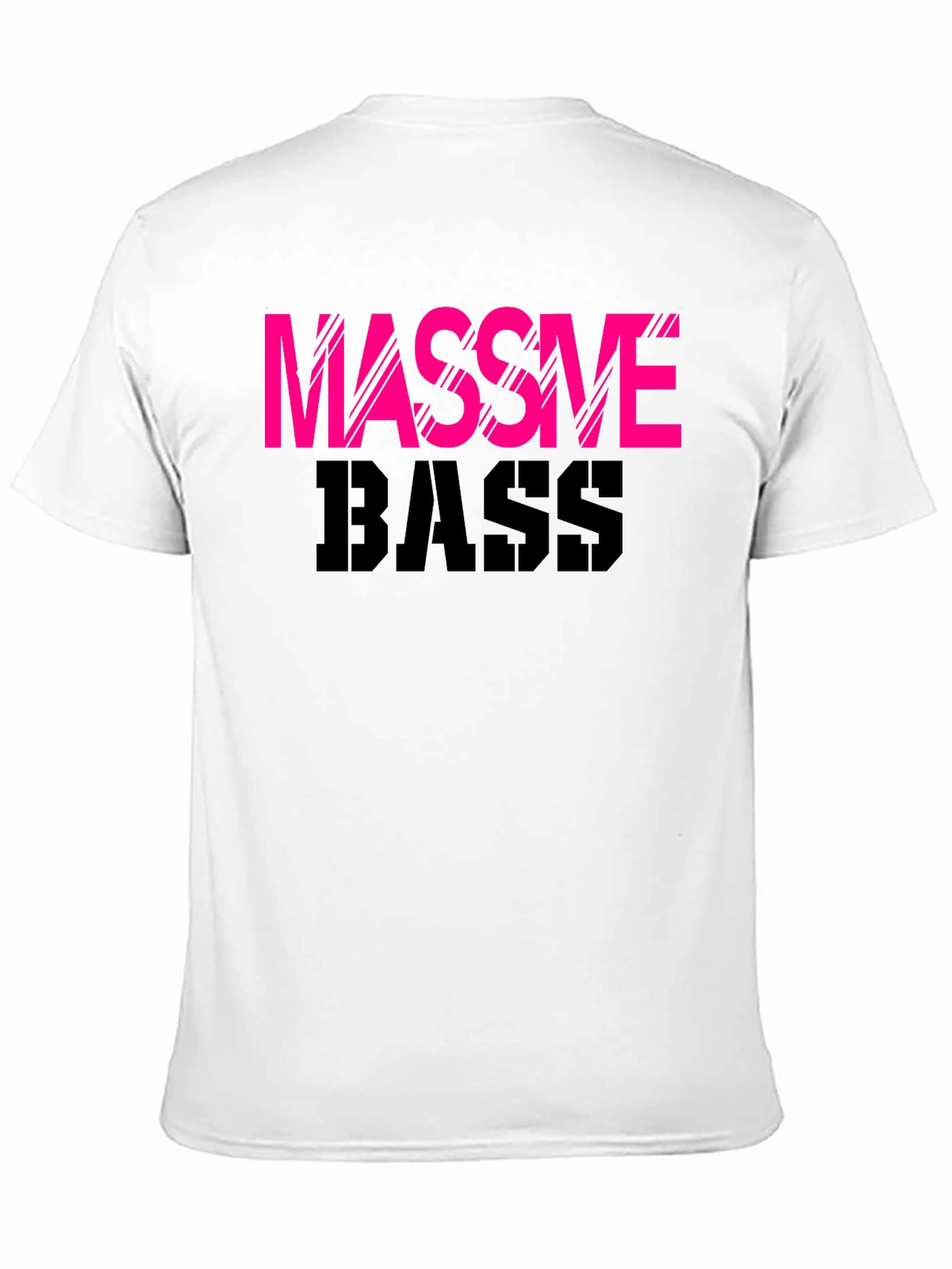 Massive Bass Graphic Tee - Black Cotton T-Shirt