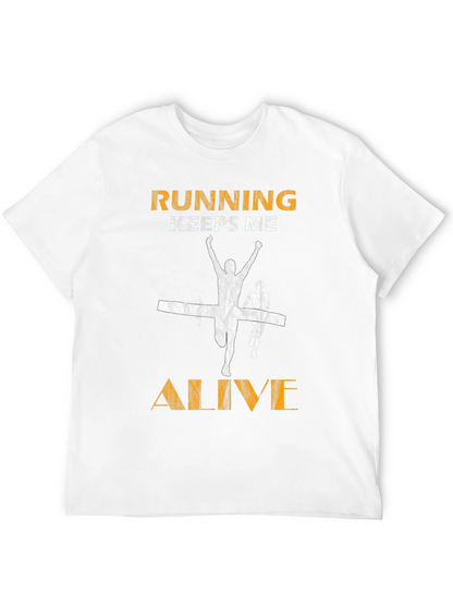 Running Keeps Me Alive Graphic Tee
