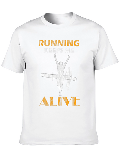 Running Keeps Me Alive Graphic Tee