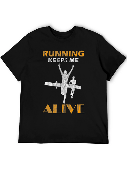 Running Keeps Me Alive Graphic Tee