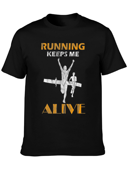 Running Keeps Me Alive Graphic Tee