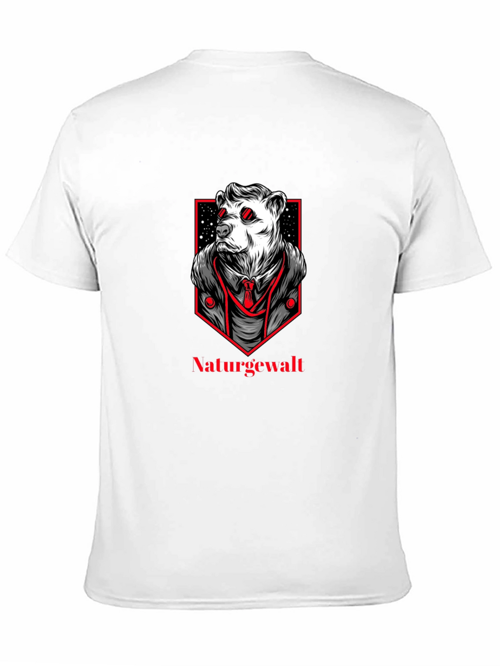 Natures Force Bear Graphic Tee - Black