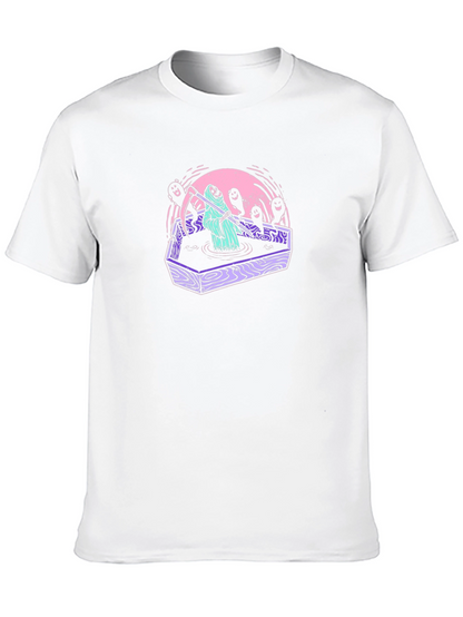 Grim Reaper Coffin Tee - Spooky Style