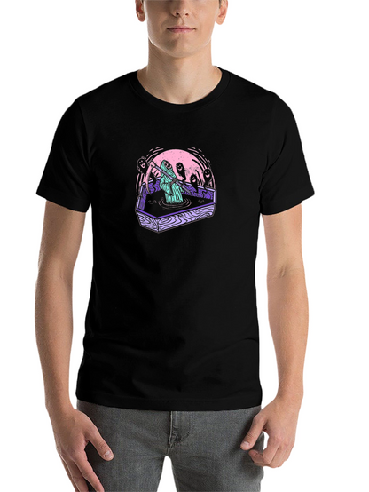 Grim Reaper Coffin Tee - Spooky Style