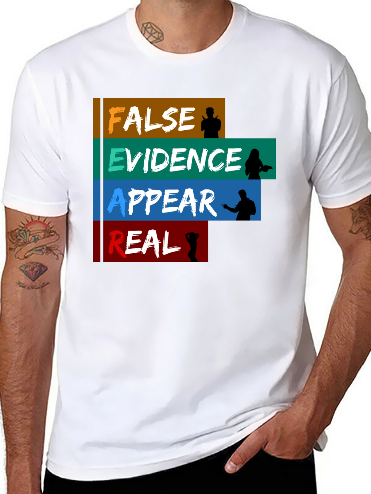 FEAR T-Shirt Funny Film TV Fan Tee