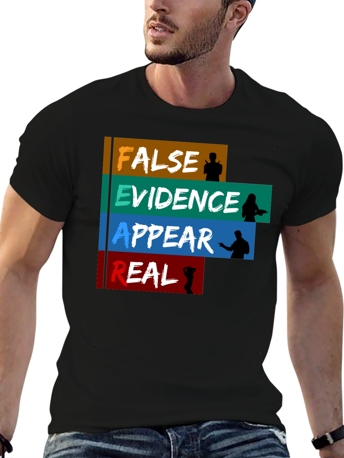 FEAR T-Shirt Funny Film TV Fan Tee