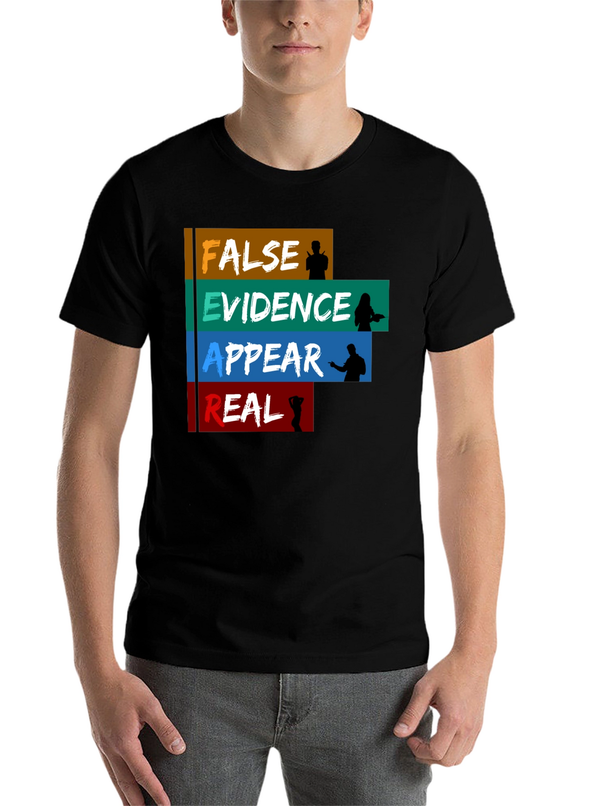 FEAR T-Shirt Funny Film TV Fan Tee