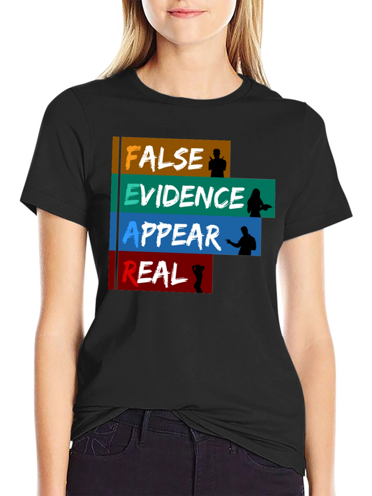 FEAR T-Shirt Funny Film TV Fan Tee
