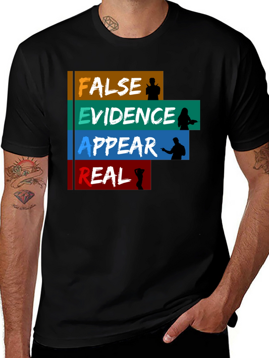 FEAR T-Shirt Funny Film TV Fan Tee