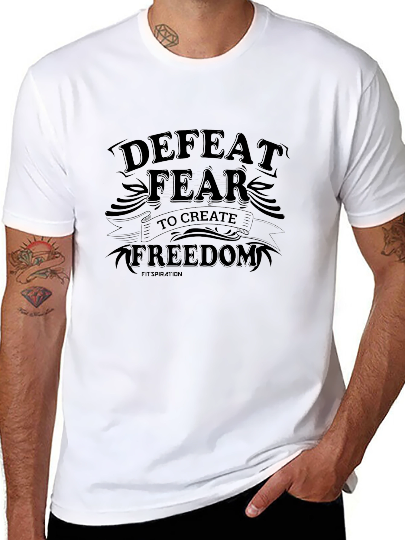 Defeat Fear Freedom Graphic Tee