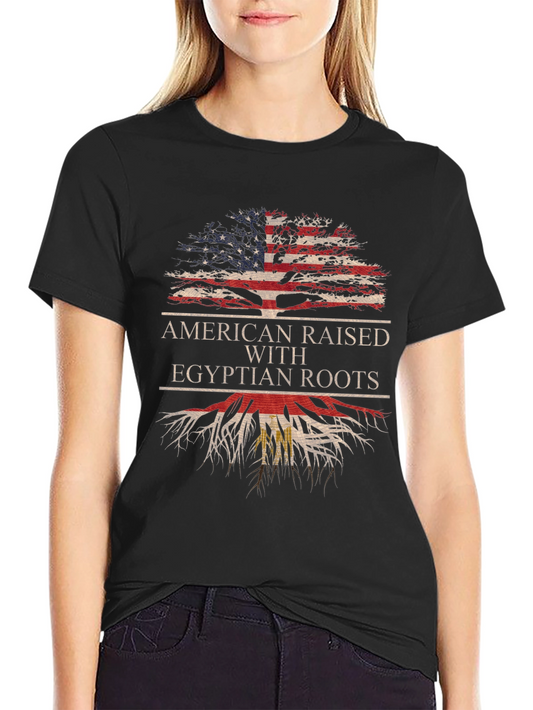 American Raised with Egyptian Roots T-Shirt