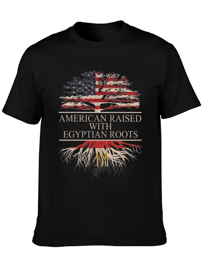 American Raised with Egyptian Roots T-Shirt