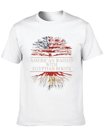 American Raised with Egyptian Roots T-Shirt