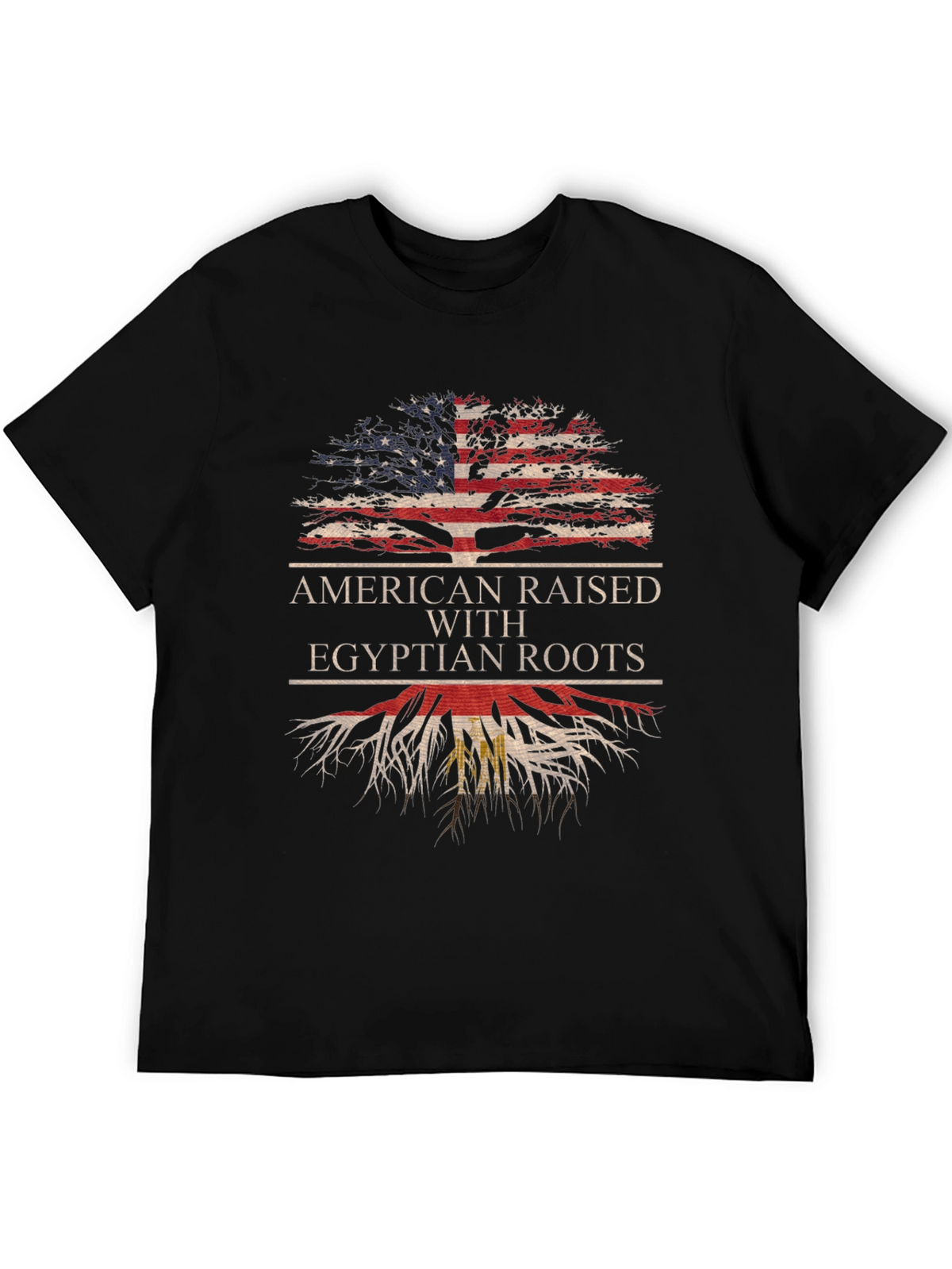 American Raised with Egyptian Roots T-Shirt