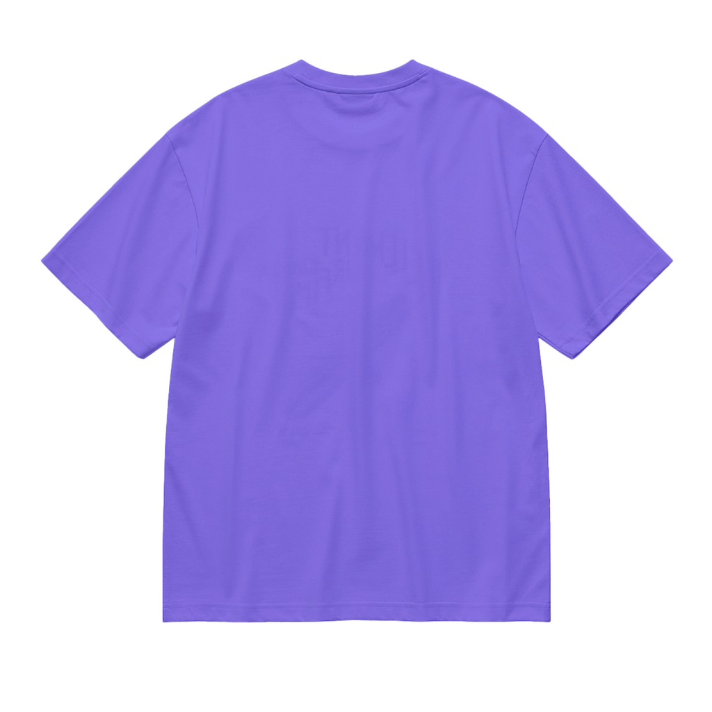 Papaaurus Dinosaur Father's Day Purple Graphic Tee