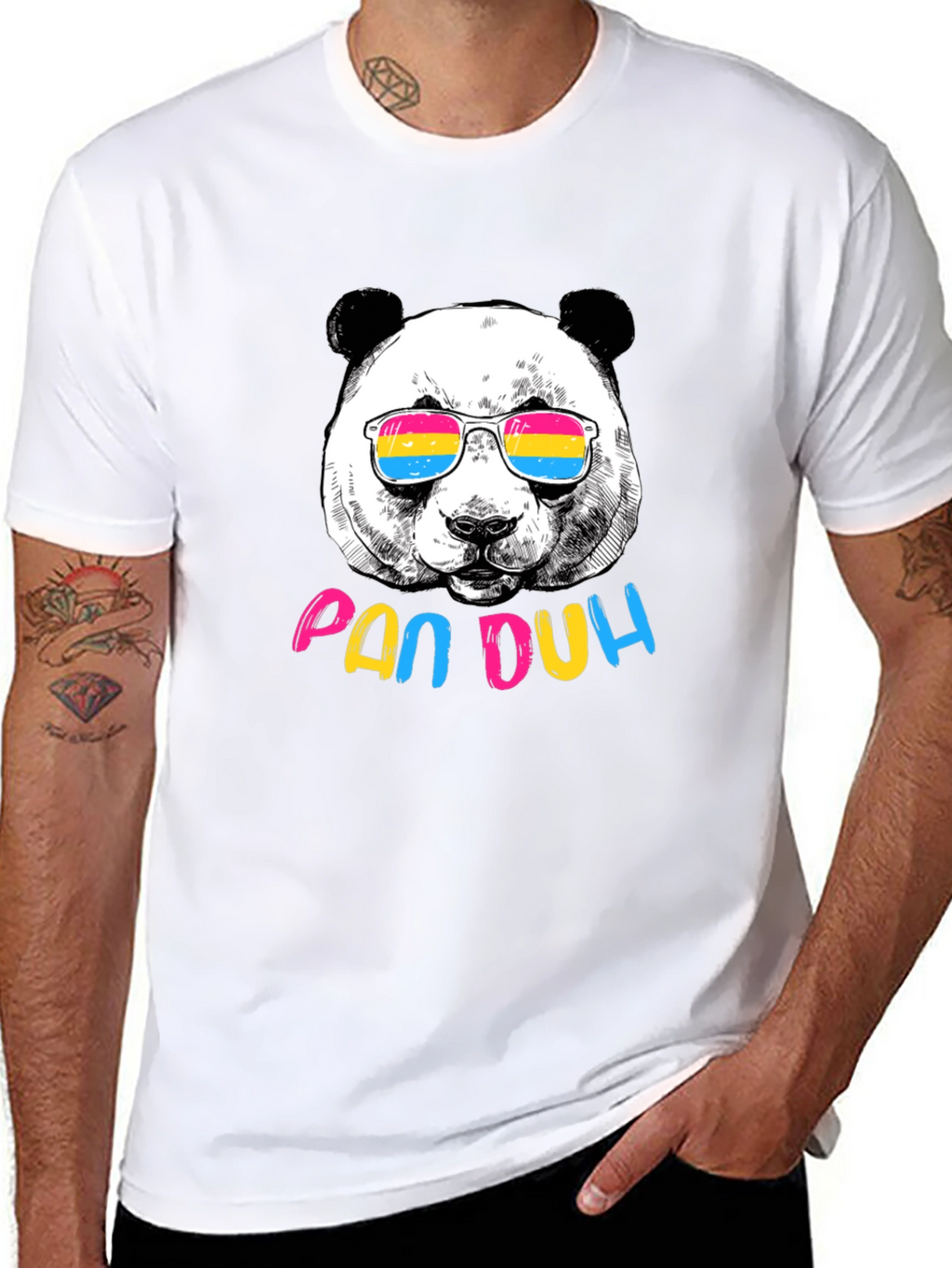 Pan Duh Panda T-Shirt - Stylish Graphic Tee