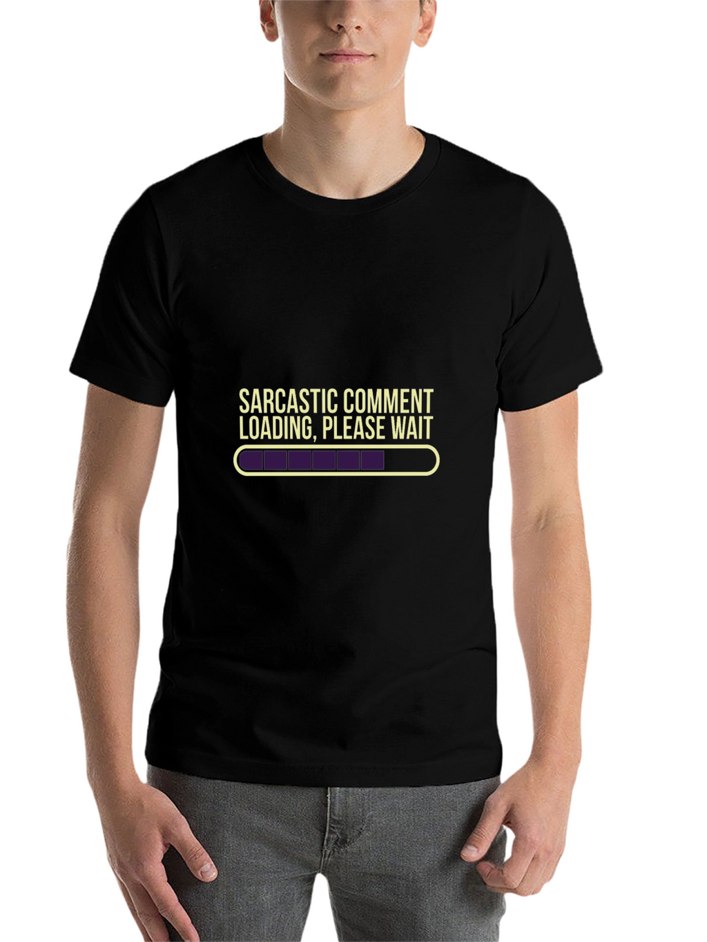 Sarcastic Comment Loading T-Shirt - Funny Novelty Tee