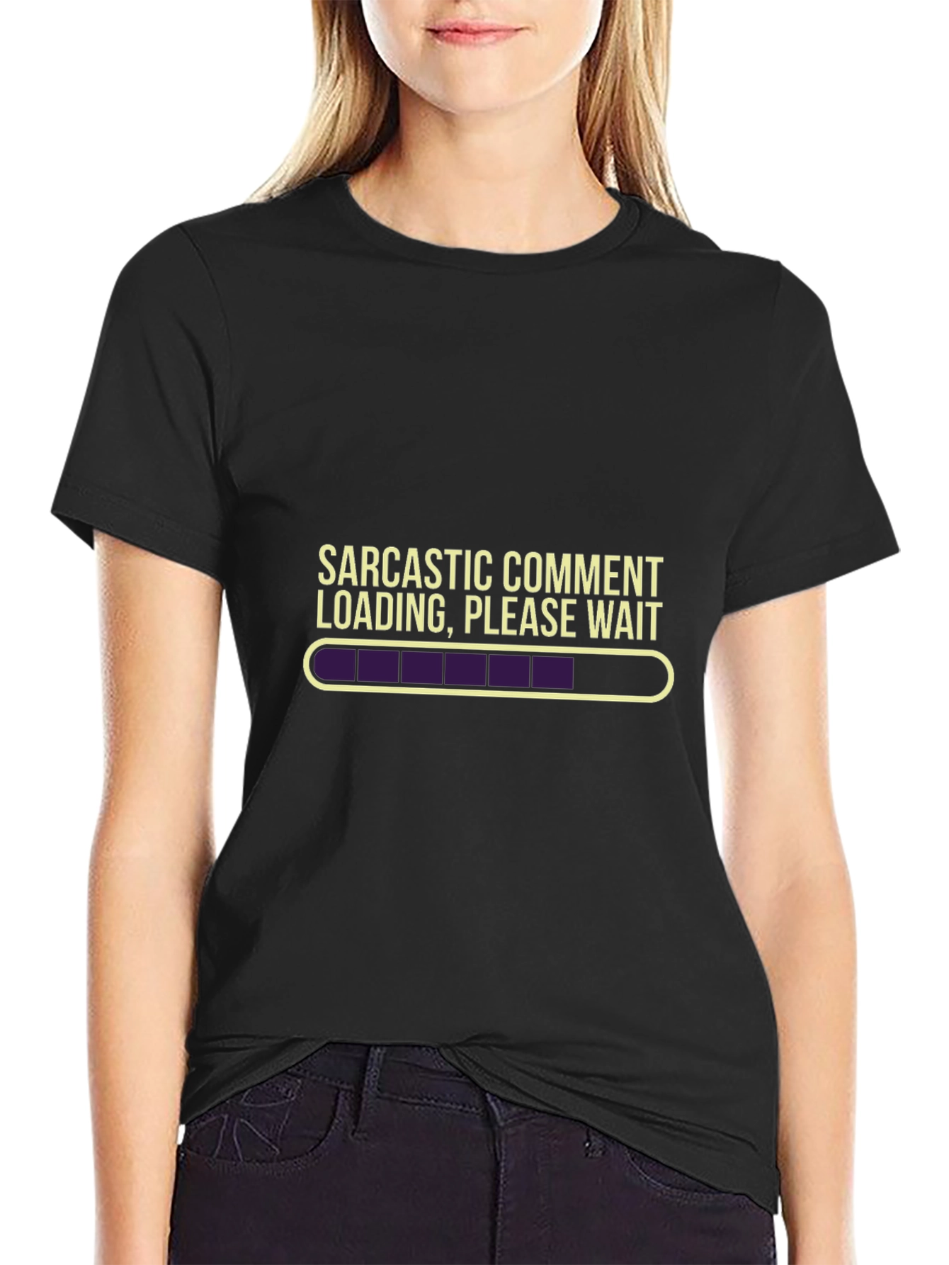 Sarcastic Comment Loading T-Shirt - Funny Novelty Tee