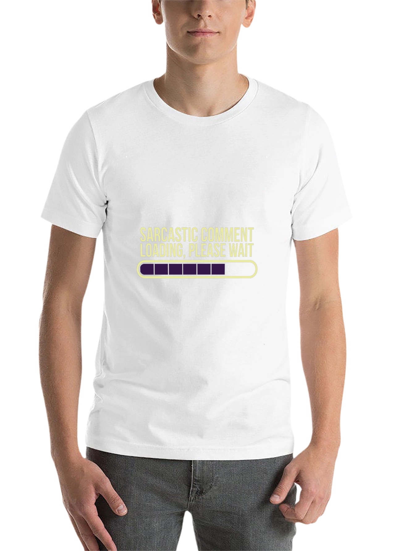 Sarcastic Comment Loading T-Shirt - Funny Novelty Tee