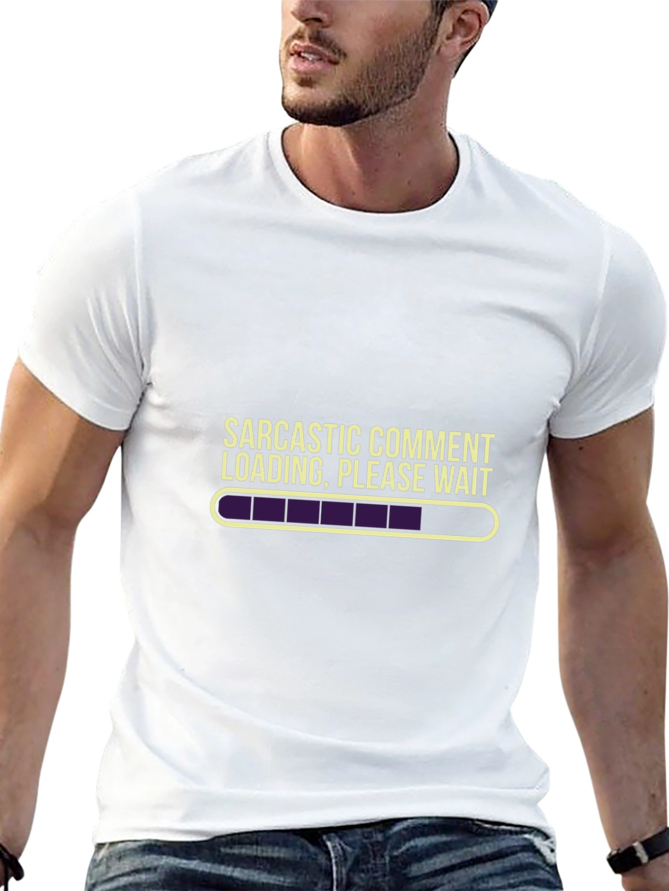 Sarcastic Comment Loading T-Shirt - Funny Novelty Tee
