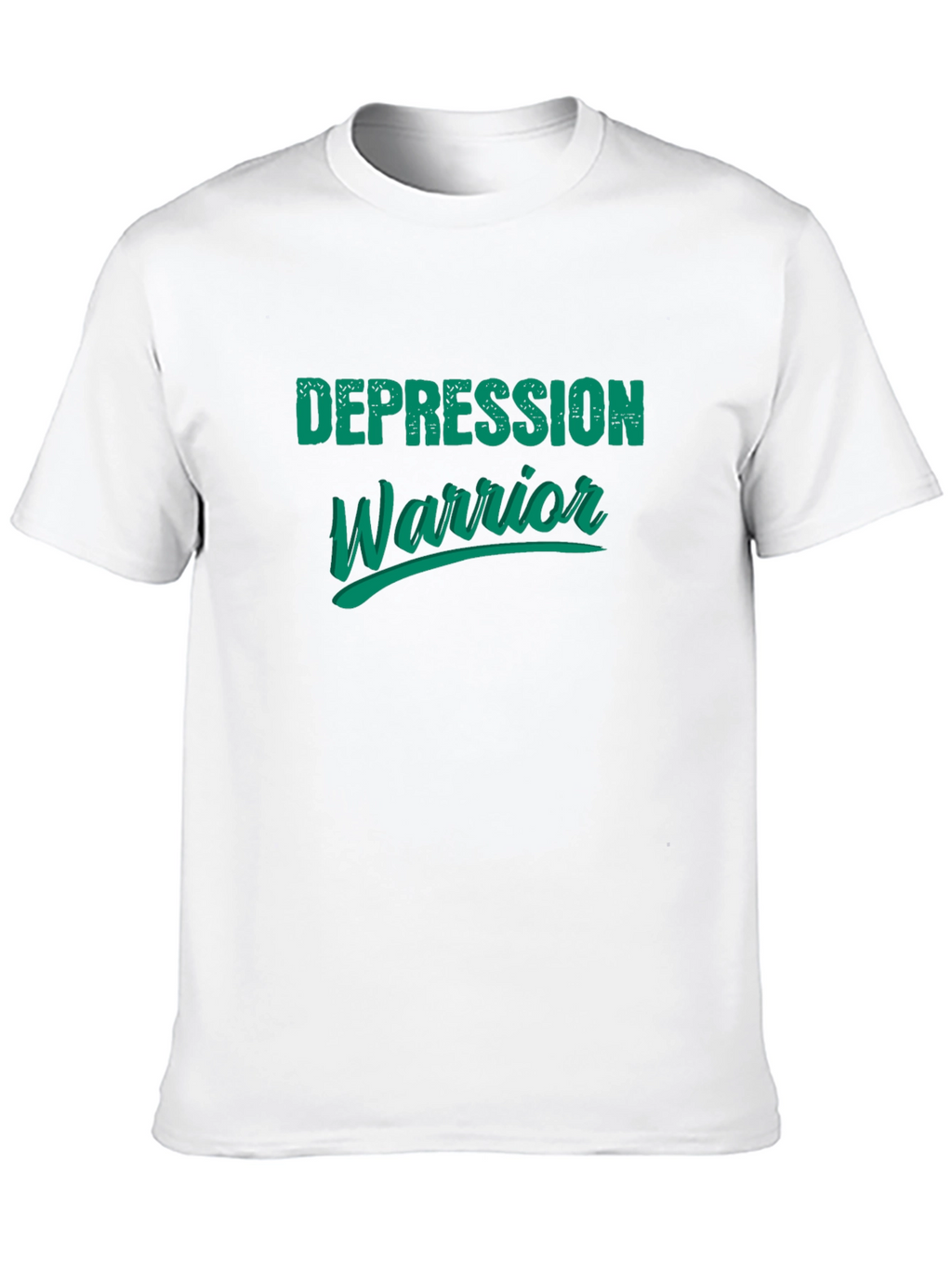 Depression Warrior Graphic Tee - Black