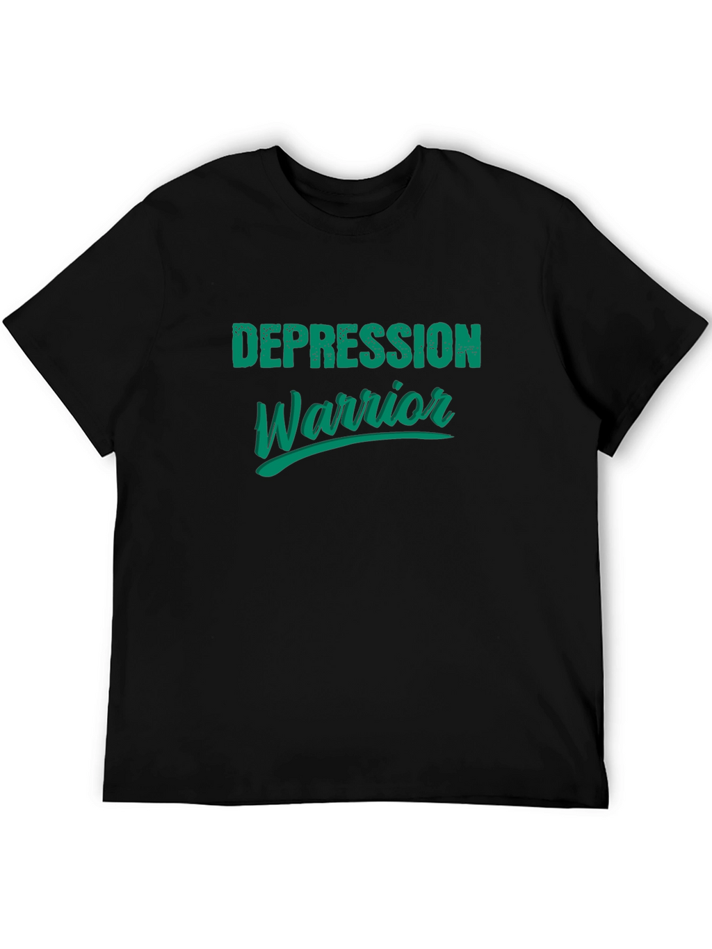 Depression Warrior Graphic Tee - Black