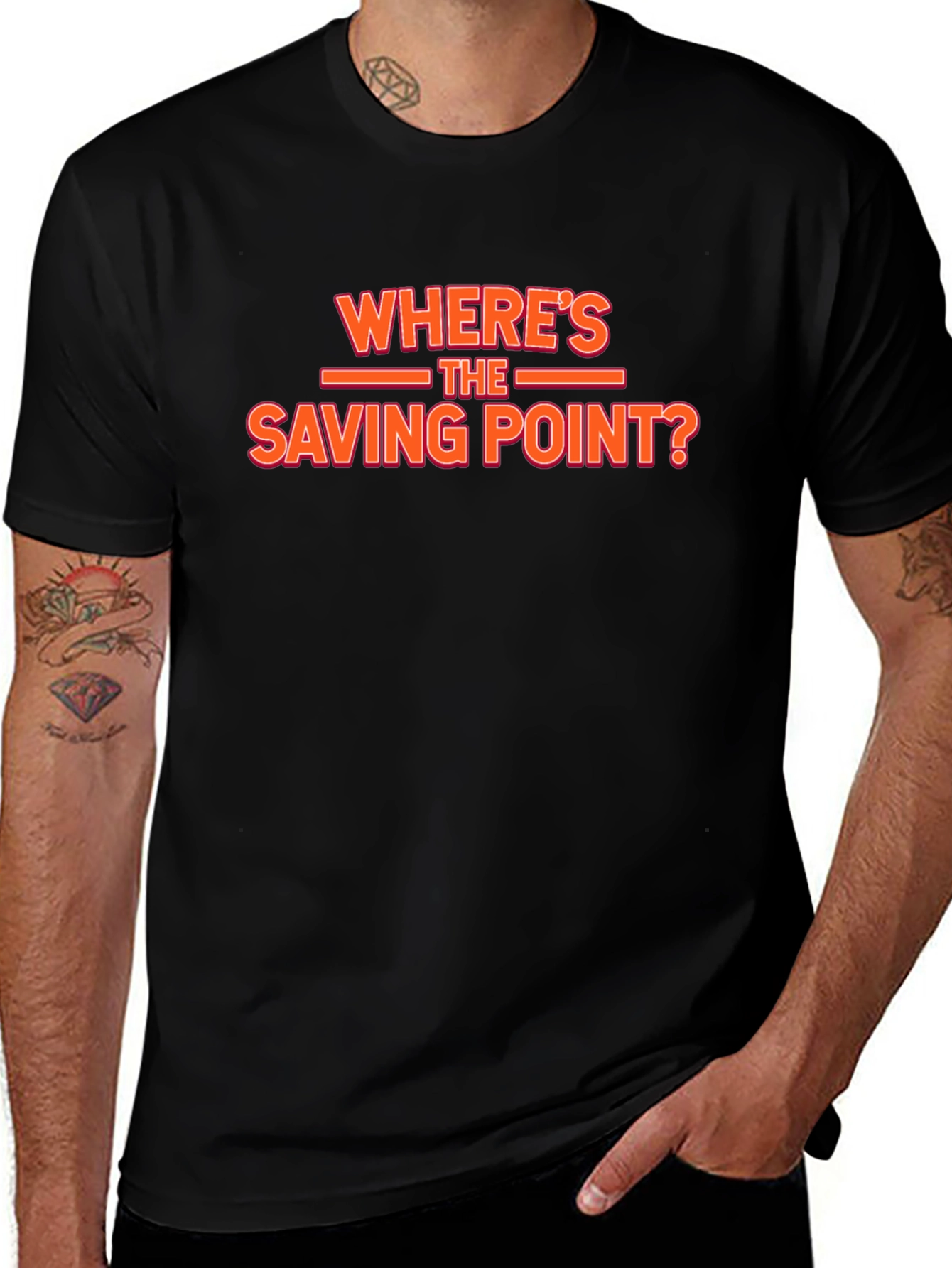 Wheres the Saving Point? Graphic Tee
