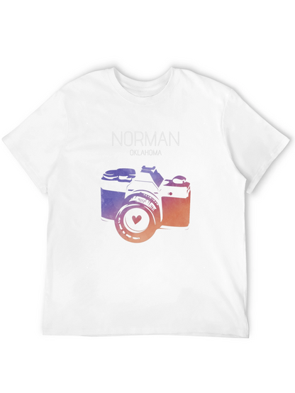 Norman Oklahoma Camera Graphic T-Shirt