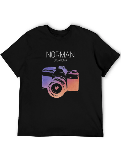 Norman Oklahoma Camera Graphic T-Shirt