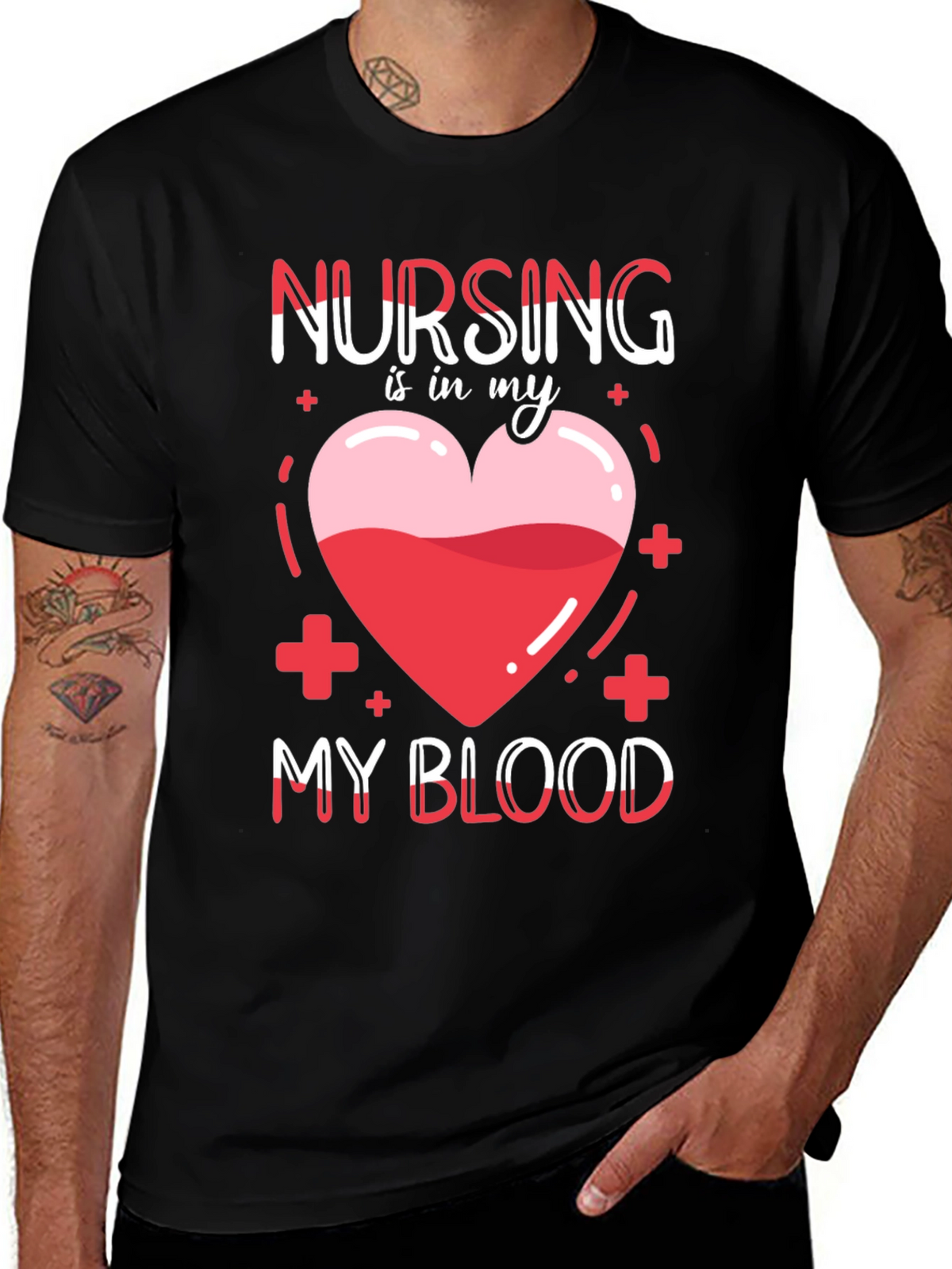Nursing is in My Blood T-Shirt