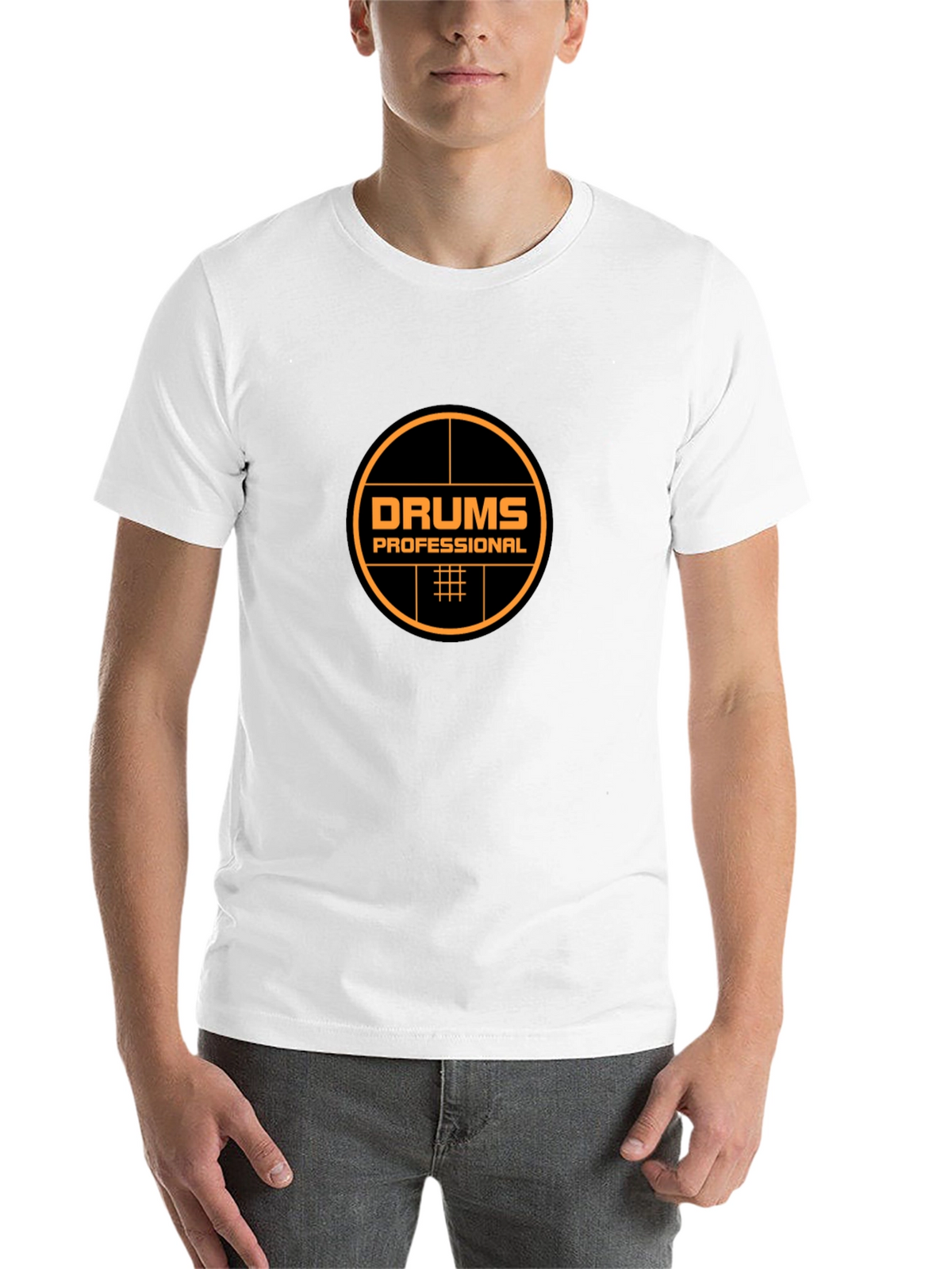 Drums Professional Black T-Shirt - Music Lover Tee