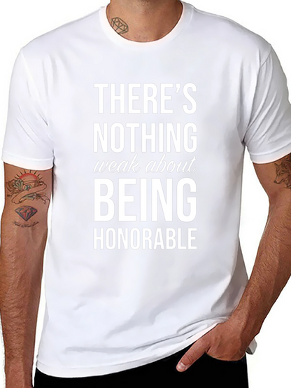 Honorable Graphic T-Shirt - Inspiring Message