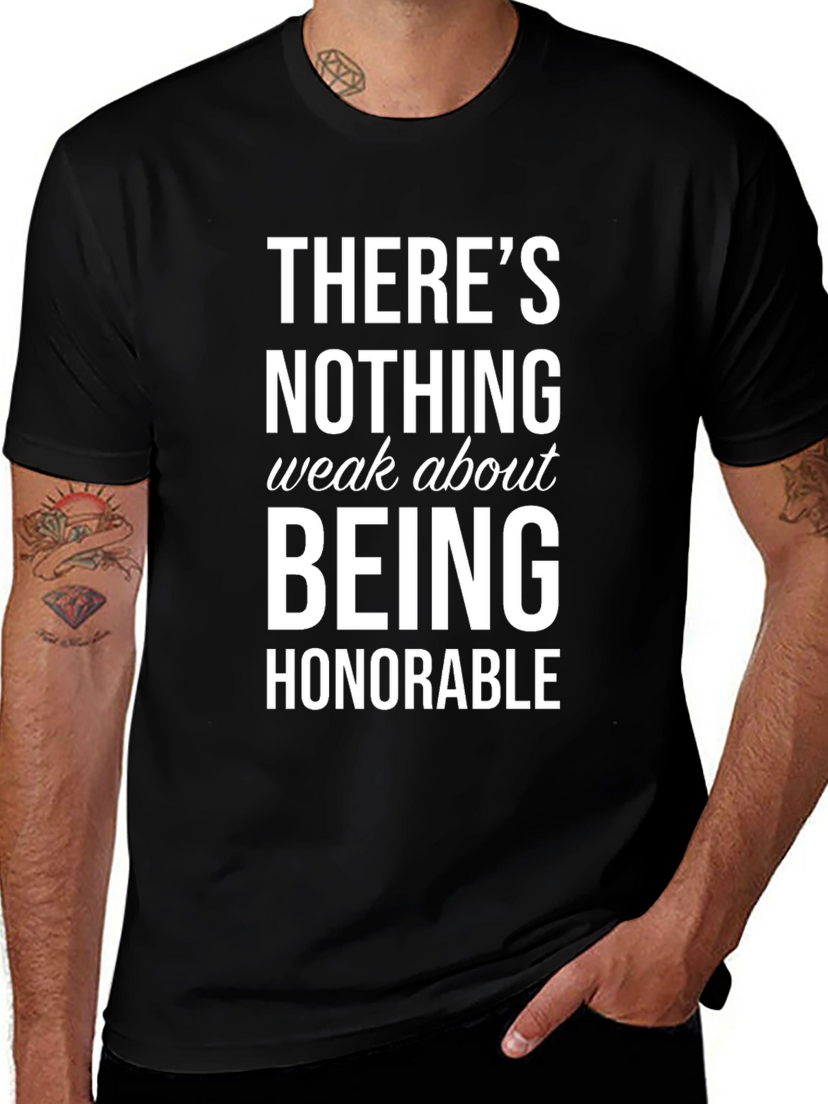 Honorable Graphic T-Shirt - Inspiring Message