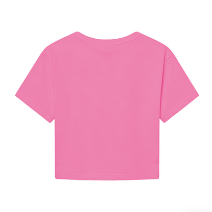Surprised Cinnamoroll Bubble Print Cool Black Y2K Crop Top