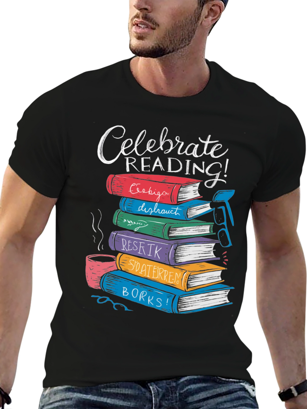 Celebrate Reading T-Shirt - Book Lover Tee