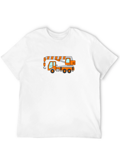 Crane Truck Graphic Tee - Heavy Duty Fun