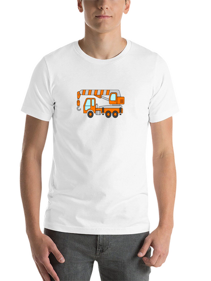 Crane Truck Graphic Tee - Heavy Duty Fun