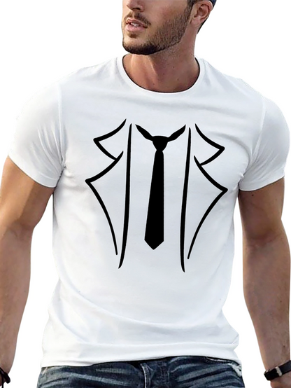 Suit & Tie Graphic T-Shirt - Stylish and Fun