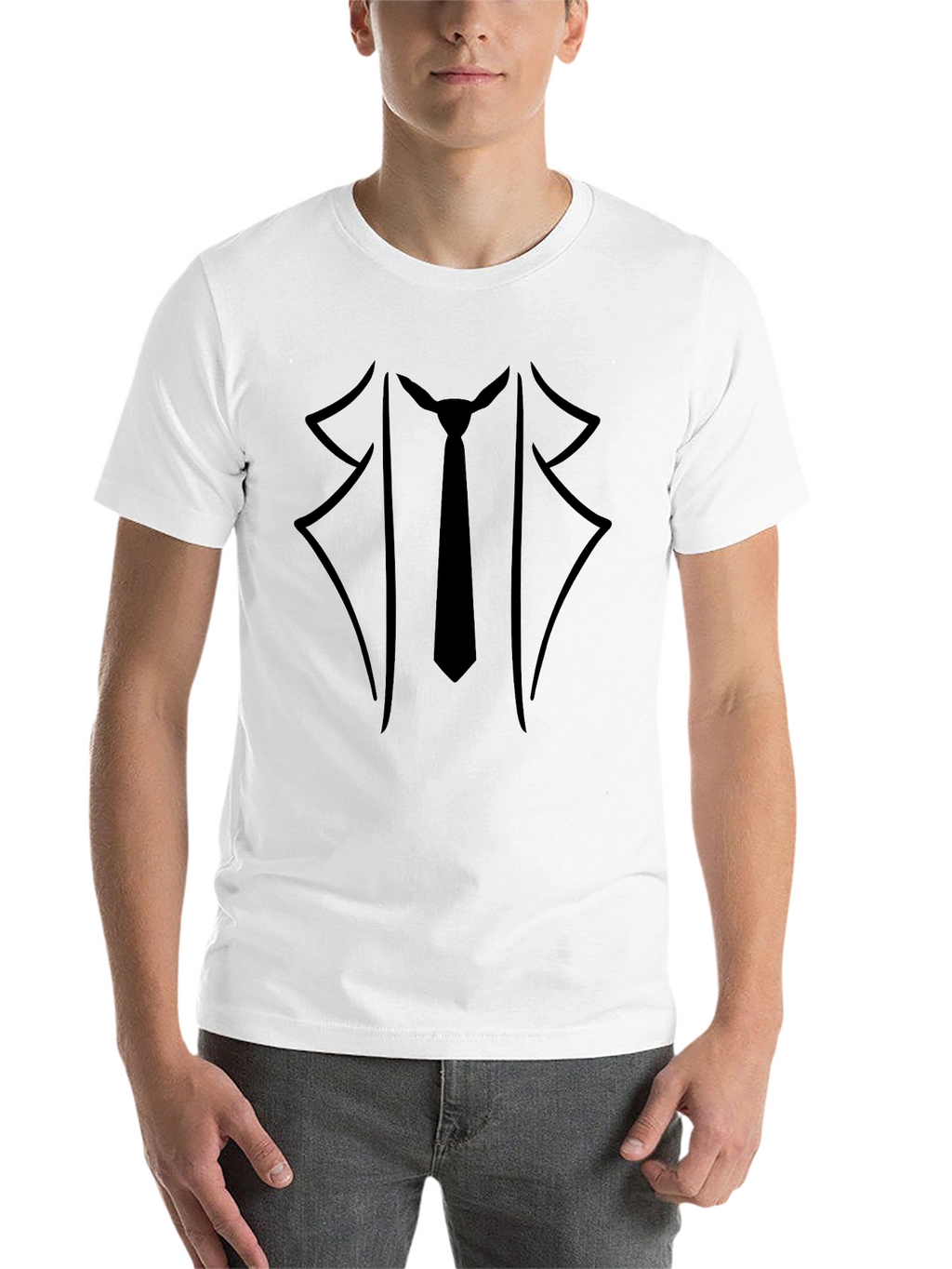 Suit & Tie Graphic T-Shirt - Stylish and Fun