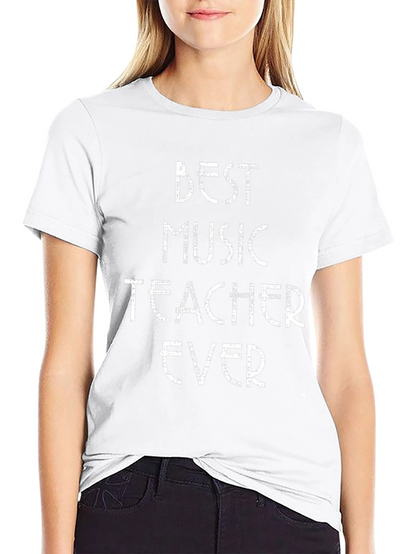 Best Music Teacher Ever Graphic T-Shirt