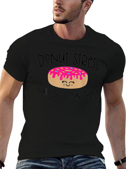 Donut Stress T-Shirt - Positive Vibe Tee