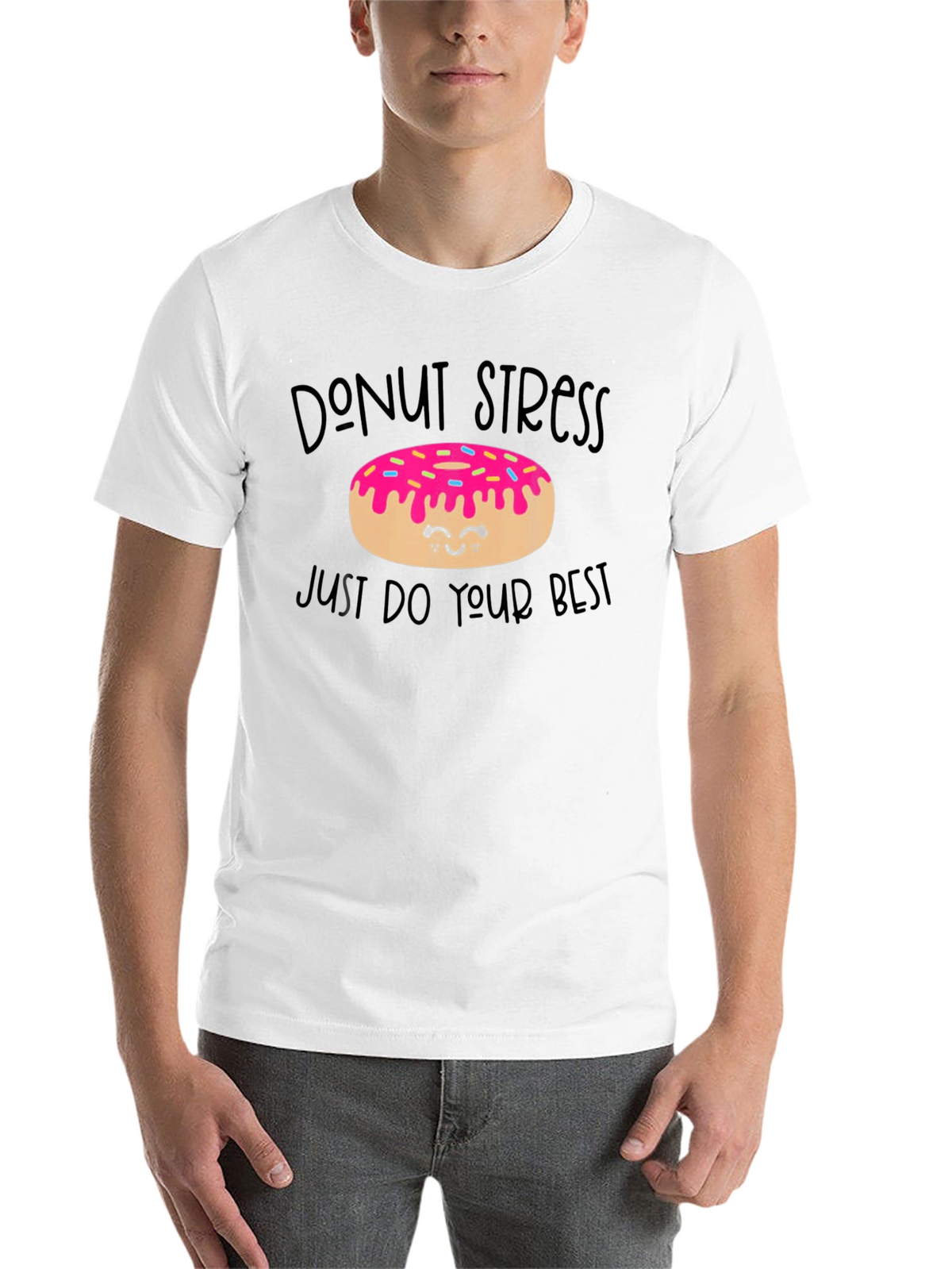Donut Stress T-Shirt - Positive Vibe Tee