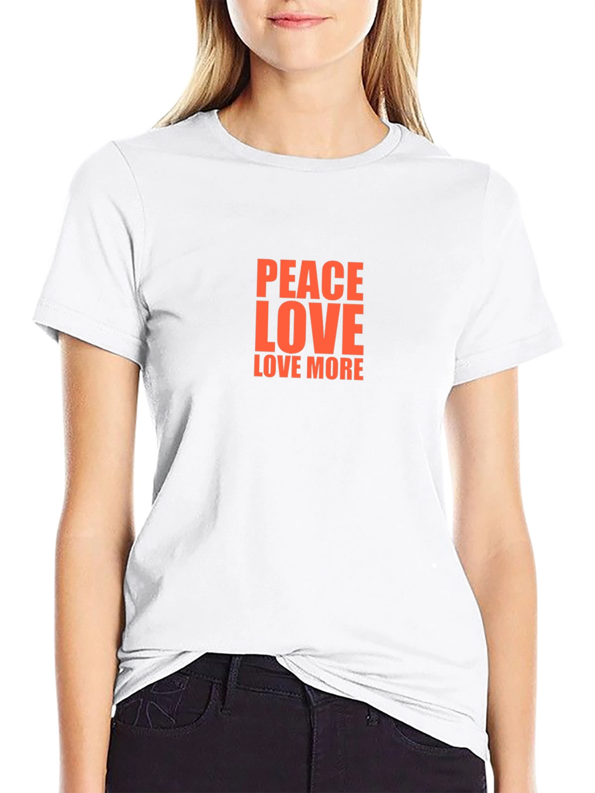 Peace Love Love More Graphic Tee
